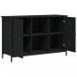 Preview: TV-Schrank Schwarz 100x35x65 cm Holzwerkstoff