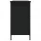 Preview: TV-Schrank Schwarz 100x35x65 cm Holzwerkstoff