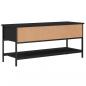 Preview: TV-Schrank Schwarz 100x35x45 cm Holzwerkstoff