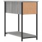 Preview: Nachttisch Grau Sonoma-Eiche 30x60x60 cm Holzwerkstoff