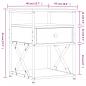 Preview: Nachttisch Sonoma-Eiche 40x42x55 cm Holzwerkstoff