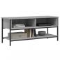 Preview: TV-Schrank Grau Sonoma 100x35x45 cm Holzwerkstoff