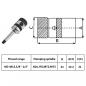 Preview: Bohrfutter B16 mit MT2-Schaft für Innengewinde M2-M13