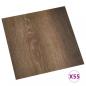 Preview: PVC-Fliesen Selbstklebend 55 Stk. 5,11 m² Braun