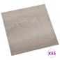 Preview: PVC-Fliesen Selbstklebend 55 Stk. 5,11 m² Taupe