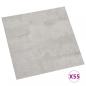 Preview:  PVC-Fliesen Selbstklebend 55 Stk. 5,11 m² Hellgrau