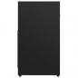 Preview: Badezimmerschrank Schwarz 60x33x61 cm Holzwerkstoff