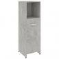 Preview: Badezimmerschrank Betongrau 30x30x95 cm Holzwerkstoff