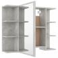 Preview: Bad-Spiegelschrank Betongrau 80x20,5x64 cm Holzwerkstoff