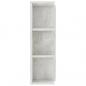 Preview: Bad-Spiegelschrank Betongrau 80x20,5x64 cm Holzwerkstoff