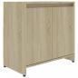 Preview: Badezimmerschrank Sonoma-Eiche 60x33x61 cm Holzwerkstoff