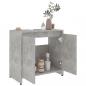 Preview: Badezimmerschrank Betongrau 60x33x61 cm Holzwerkstoff