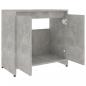 Preview: Badezimmerschrank Betongrau 60x33x61 cm Holzwerkstoff