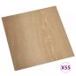 Preview: PVC-Fliesen Selbstklebend 55 Stk. 5,11 m² Braun