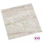 Preview: PVC-Fliesen Selbstklebend 55 Stk. 5,11 m² Beige