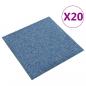 Preview: ARDEBO.de - Teppichfliesen 20 Stk. 5 m² 50x50 cm Blau