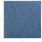 Preview: Teppichfliesen 20 Stk. 5 m² 50x50 cm Blau