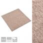 Preview: Teppichfliesen 20 Stk. 5 m² 50x50 cm Beige