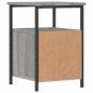 Preview: Nachttisch Grau Sonoma-Eiche 34x35,5x50 cm Holzwerkstoff