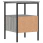 Preview: Nachttisch Grau Sonoma-Eiche 34x36x50 cm Holzwerkstoff