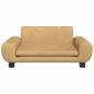 Preview: Hundebett Braun 70x45x33 cm Samt