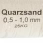 Preview: Filtersand 25 kg 0,5-1,0 mm