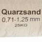 Preview: Filtersand 25 kg 0,71-1,25 mm