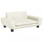 Preview: Hundebett Creme 70x45x33 cm Samt