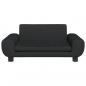 Preview: Hundebett Schwarz 70x45x33 cm Samt