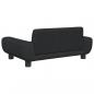 Preview: Hundebett Schwarz 70x45x33 cm Samt