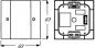 Preview: Busch-Jaeger 6125/01-84 Bedienelement, 1-fach, mit beiliegendem Busankoppler, KNX Powernet, studioweiß (2CKA006115A0182)