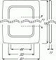 Preview: Busch-Jaeger 2512-217K-103 Abdeckrahmen, Reflex Si Linear, 2-fach, rot (2CKA001725A1566)