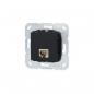 Preview: Einsatz Modular Jack RJ45 Cat. 6A 10 GB Ethernet Gira 569510