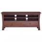 Preview: TV-Schrank Klassisch Braun 100x30x45 cm Massivholz Mahagoni