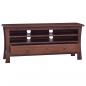 Preview: TV-Schrank Klassisch Braun 100x30x45 cm Massivholz Mahagoni