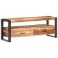 Preview: ARDEBO.de - TV-Schrank 120x35x45 cm Massivholz Honigfarben