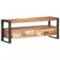 Preview: TV-Schrank 120x35x45 cm Massivholz Honigfarben