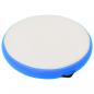 Preview: Aufblasbares Gymnastik-Kissen mit Pumpe 100x100x10 cm PVC Blau