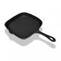 Preview: ARDEBO.de - Grillpfanne Gusseisen 24 x 23 cm