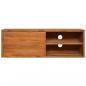 Preview: TV-Wandschrank 180x30x30 cm Teak Massivholz