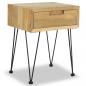 Preview: Nachttische 2 Stk. 40x30x50 cm Teak Massivholz