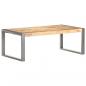 Preview: Couchtisch 110x60x40 cm Raues Mangoholz