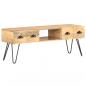 Preview: ARDEBO.de - TV-Schrank 120x35x45 cm Mango Massivholz