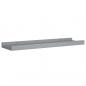 Preview: Bilderleisten 2 Stk. Grau 40x9x3 cm MDF