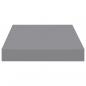 Preview: Schweberegale 4 Stk. Grau 23x23,5x3,8 cm MDF