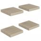 Preview: Schwebende Wandregale 4 Stk. Eichefarben 23x23,5x3,8cm MDF