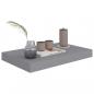 Preview: Schwebende Wandregale 2 Stk. Grau 40x23x3,8cm MDF