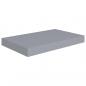 Preview: Schwebende Wandregale 2 Stk. Grau 40x23x3,8cm MDF