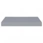 Preview: Schwebende Wandregale 2 Stk. Grau 40x23x3,8cm MDF