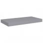 Preview: Schweberegale 2 Stk. Grau 50x23x3,8 cm MDF